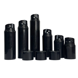 Luxury 30ml-150ml Black PP Plastic Airless <b>Pump</b> Skincare Lotion Serum <b>Bottle</b> for Skin Care - Product Image 1
