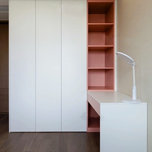 Armoire intégrée sur mesure avec bureau intégré, armoire murale pour <span class=keywords><strong>chambre</strong></span> d'enfant, armoire de rangement moderne pour dressing - Product Image 5
