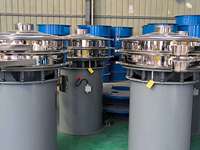 Tamis rotatif industriel de 1200 mm avec moteur vertical triphasé |   Écran de tri rapide en polyuréthane pour résine PVC