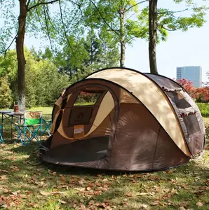 Оптовая продажа, всплывающая палатка для путешествий и пеших прогулок и автоматическая палатка для кемпинга с быстрым открытием