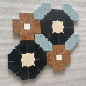 Piastrelle <span class=keywords><strong>in</strong></span> Mosaico <span class=keywords><strong>di</strong></span> <span class=keywords><strong>Marmo</strong></span> Naturale con Motivo a Getto d'Acqua 300*300, Murales Artistici da Parete, Piastrelle per Pavimenti - Product Image 6