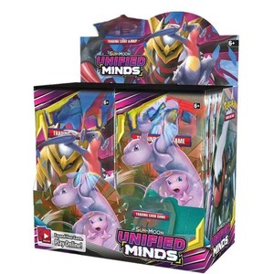Vente en gros de boîtes de boosters Pokémon Unified Minds en anglais, Sword and Shield TCG, cartes à collectionner, <span class=keywords><strong>prix</strong></span> d'usine, scellé, neuf - Product Image 1