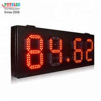 Panneau d'affichage LED pour station-service en plein air de 8 pouces au Maroc, prix de la station-service 88,88, panneau d'affichage numérique LED pour station-service, panneau pylône LED