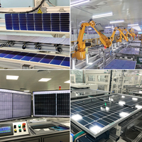 Module photovoltaïque monocristallin bifacial double vitrage entièrement noir 585W 590W 610W 120 cellules Panneaux solaires 21,56% d'efficacité DC1500V