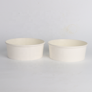 Dùng một lần 32oz giấy bát có nắp đậy biểu tượng tùy chỉnh bán sỉ <span class=keywords><strong>container</strong></span> thực phẩm trắng kraft giấy bát - Product Image 6