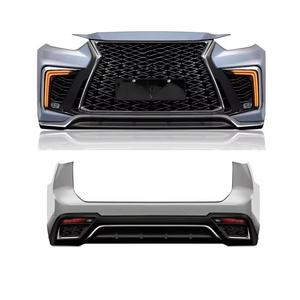 Nouveauté - Pièces automobiles - Kit de carrosserie pour pare-chocs avant et arrière - Compatible avec <span class=keywords><strong>Toyota</strong></span> <span class=keywords><strong>Highlander</strong></span> 2022-2024 - Product Image 5