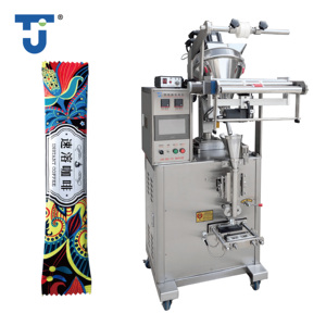 Machine d'emballage automatique multifonctionnelle pour sachets de café instantané, lait de soja, poudre d'épices, remplissage de sachets, film VFFS, scellage arrière, type oreiller - Product Image 1