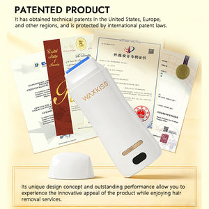 Chauffe-cire portable 2-en-1 pour cartouches et cire roll-on, chauffe rapidement en 20 minutes, prêt pour les granulés de cire dure - Product Image 3