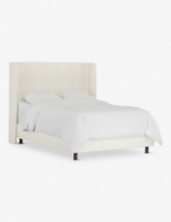 Diseño de lujo moderno Hotel Dormitorio Muebles Metal Marco de madera Plataforma Cabecero Camas