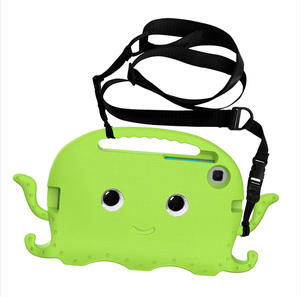 Schiuma morbida antiurto con manico tracolla slot per matita EVA tablet <span class=keywords><strong>cover</strong></span> bambini simpatico cartone animato polpo per <span class=keywords><strong>Samsung</strong></span> <span class=keywords><strong>A7</strong></span> <span class=keywords><strong>Lite</strong></span> T220 - Product Image 3