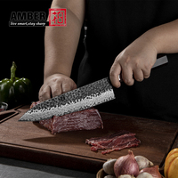 Set de Cuchillos de Chef de Damasco de Cocina de Gran Venta, 67 Capas de Acero Japonés VG10, Cuchillo de Acero de Damasco para Rebanar Carne, Set de Cuchillos de Carnicero