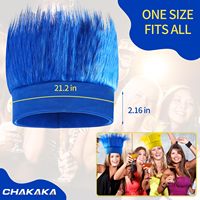 Nouveauté fou Troll cheveux perruques drôle chapeau amusant fête Costume accessoires enfants chapeaux