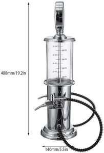 Gas <strong>Pump</strong> Liquor Dispenser, Double <strong>Pump</strong> with Two 450mL Containers, Liquor/Wine/Whiskey/<strong>Beer</strong>/Drinks Dispenser <strong>for</strong> <strong>Home</strong> and <strong>Bar</strong> - Product Image 6