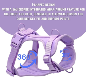 OEM Manufacturer Multicolor No Pull <strong>Dog</strong> <strong>Harness</strong> Front Clip Heavy Duty Reflective Easy Control Handle for Small Large <strong>Dog</strong> Walking - Product Image 6