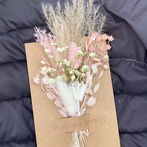 Mini pastel bohemio <span class=keywords><strong>flores</strong></span> plantas secas para Decoración de mesa arreglo de biberón buzón regalo Pampa <span class=keywords><strong>ramillete</strong></span> - Product Image 3