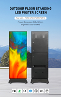 Pantalla LED a Todo Color USER P2 640x1920, Gabinete de Carteles Móvil para Interiores y Exteriores, Control por Wifi, Resistente al Agua IP65, 170