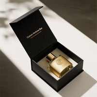 Boîte magnétique personnalisée pour parfum avec emballage de luxe en boîte cadeau noire