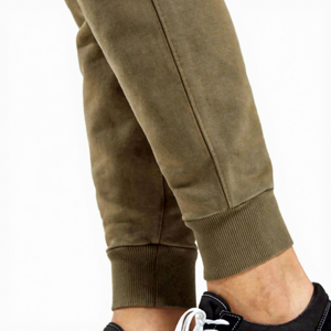 Pantalon de jogging en velours côtelé pour homme, taille élastique, poches latérales, décontracté, automne, poids moyen, respirant, tricoté, 100% coton - Product Image 4