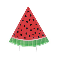 Assiettes à dîner pour enfants, 3 sections, ensemble d'assiettes à Pizza en mélamine Design de fruits d'été pour enfants, de haute qualité