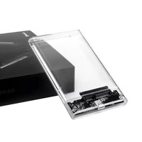 2,5 "transparente 5Gbps USB3.0 Sata HDD carcasa HDD herramienta libre caja de disco duro 2,5 pulgadas Usb3.1 tipo C SSD carcasa