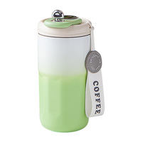 Mug à café intelligent en acier inoxydable à double paroi avec logo personnalisé, 420 ml, étanche, avec affichage de la température, couvercle LED