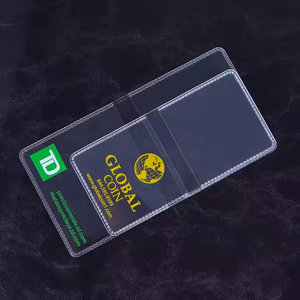Porta Monete in PVC con Doppia Tasca 2,5x2,5 cm, Stampa UV Personalizzata, Organizzatore per Collezione di Monete, Archiviazione Sicura, Stampa Logo Personalizzata - Product Image 2