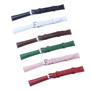 Correa de Reloj Retro de Cuero Genuino con Textura de Bambú para <span class=keywords><strong>Lola</strong></span> Rose, Unisex, Negro, Azul, Morado, 10, 18, 20, 22 mm, 24 mm - Product Image 5