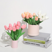 Boîte d'emballage en carton écologique pour bouquets de fleurs, finition brillante/mate, gaufrage, boîte cadeau pour l'emballage floral