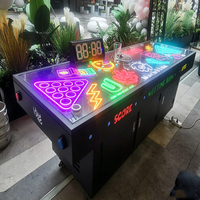 Table de beer pong robuste avec compartiment à glace pour bars et fêtes