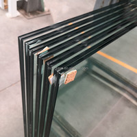 Verre feuilleté transparent 44.2 88.4mm Prix du verre de sécurité pour balustrade de balcon