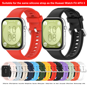BEEFLYPOWER Fabrika Spor Saat Kayışı Resmi Web Sitesi 1:1 Akıllı Saat Silikon Bileklik huawei Fit 3 4 Aksesuarları Kordon - Product Image 2
