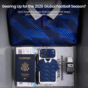 Artículos Promocionales Personalizados, Set <span class=keywords><strong>de</strong></span> Power Bank <span class=keywords><strong>de</strong></span> 5000 mAh con Diseño <span class=keywords><strong>de</strong></span> Copa <span class=keywords><strong>de</strong></span> Fútbol, Camisetas <span class=keywords><strong>de</strong></span> Fútbol Personalizadas, Regalos Promocionales con Logotipo - Product Image 4