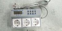 Unidad de Distribución de Energía (PDU) Inteligente 3 en 1 de Buena Calidad, Temporizador Digital Programable, Enchufe Multiusos para Rack de Servidores