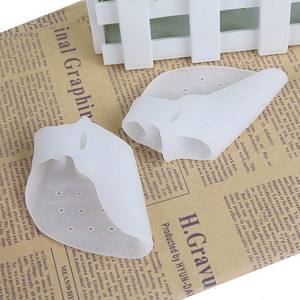 Corrector de dedos de <span class=keywords><strong>silicona</strong></span> y almohadillas separadoras Juanetes Corrección Halux Valgus Alisador Protector Calzado Accesorio - Product Image 5