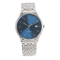 Montre mécanique pour homme Langjia Luya Seagull Conquest Master Moon Phase entièrement automatique en acier inoxydable avec aiguilles saphir 100m