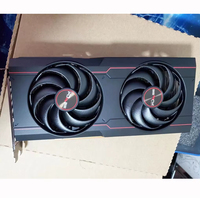 Kartu Grafis RX 6600 Bekas dengan GPU RX 6600 XT (8GB GDDR6 14 Gbps) Berpendingin Kipas PCIe 3.0 untuk Workstation
