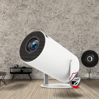 Projecteur de cinéma maison Hy300 Android 9 Mini Pro 720p facile à utiliser avec mini projecteur 3D de cinéma maison Ansi 150