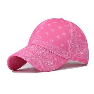 Casquette de baseball pour femme, nouvelle collection été, motif floral Paisley, vente en gros - Product Image 5