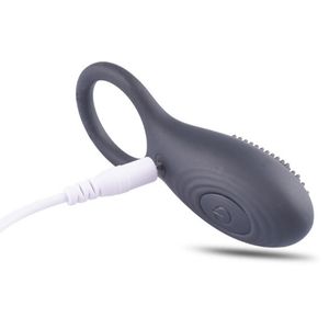Heiße 10 Frequenz Männer vibrierenden Penis ring mit Frauen G-Punkt Klitoris Stimulator Sexspielzeug - Product Image 4