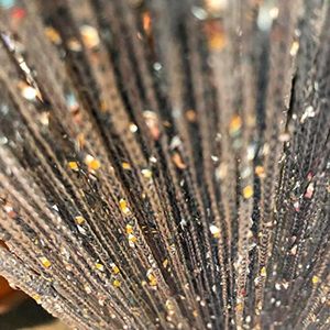 Polyester Translucent Tulle String <strong>Curtains</strong> 100x200cm <strong>Single</strong> Colour Glitter for Weddings All-Season 2-Piece Door Home Use - Product Image 5