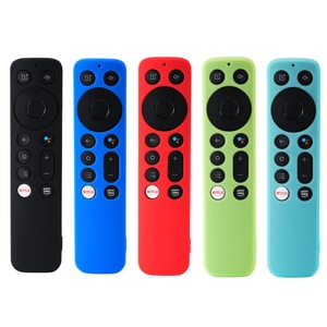 Housse en silicone pour <span class=keywords><strong>OnePLUS</strong></span> <span class=keywords><strong>TV</strong></span> 43/32 pouces 2022 modèle télévision voix Smart <span class=keywords><strong>TV</strong></span> télécommande étui de protection - Product Image 1