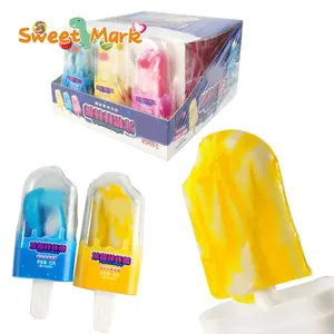 Popsicle Vormige Lollipops Candy Kleurrijke Mix Fruitsmaak Harde Snoep