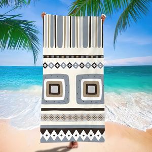 Bohemian Microfiber Beach Swim Towel Digital Print Quick-Drying Lightweight <b>Bath</b> Towel Summer & Pool Essential - Product Image 3
