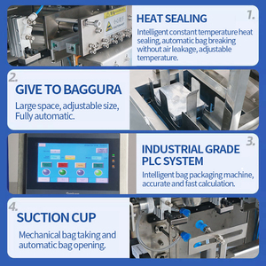 High Speed Doypack Plastic Bag Pneumatic Washing Powder Detergent Tea Milk <b>Wheat</b> Flour Eight Side Screw Filling <b>Packing</b> Machine - Product Image 5