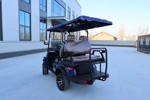 होटल के सुंदर क्षेत्र समुदाय के लिए चंदवा के साथ उच्च शक्ति मोटर छोटे मोड़ त्रिज्या 4 सीटर इलेक्ट्रिक गोल्फ कार्ट - Product Image 2