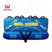 Tube gonflable personnalisé pour sports nautiques, tube remorquable pour 3 personnes pour la navigation de plaisance