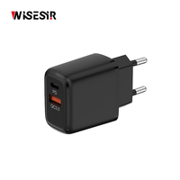 Chargeur mural rapide WISESIR OEM 20W PD Type C avec broche pliable pour smartphones iPhone et Android