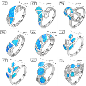 XYOP 925 Sterling <strong>Silver</strong> Jewelry Luxurious Greece Designs <strong>Opal</strong> <strong>Rings</strong> for Women Customized Wholesale Gifts - Product Image 2