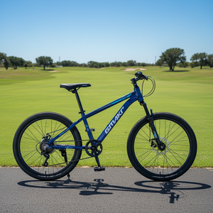 Bicicleta de Montaña Urbana con Cuadro de Aluminio, Palanca de Cambios RV100, Frenos de Disco Traseros de 7 Velocidades, Neumáticos de 2.35'', Horquilla de Suspensión de 42 mm, para Carreras - Product Image 6