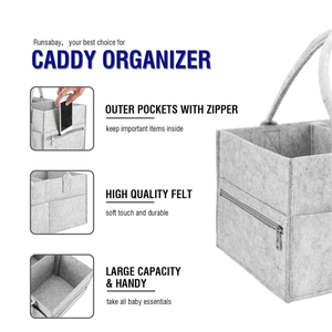 Cảm thấy bé tã Caddy tổ chức di động vườn ươm yếu tố cần thiết lưu trữ giỏ bin thay đổi bảng và xe tắm cho cậu bé và cô gái - Product Image 2